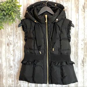 Juicy Couture Sleeveless Puffer Coat M EUC!